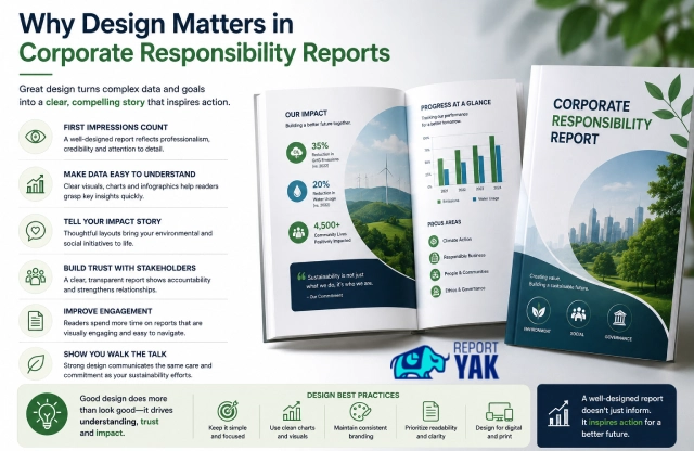 A well-designed corporate responsibility report that engages investors and partners | Report Yak Blog