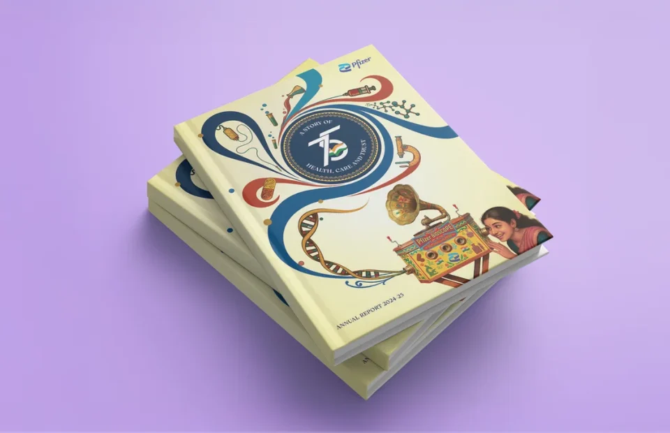 Pfizer India annual report design