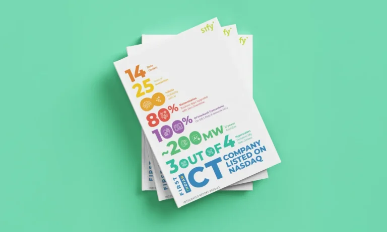 Sify Technologies integrated report cover